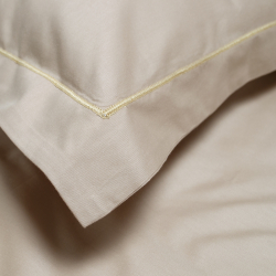 Постельное белье сатин Lotus Home - Dakota Modern бежево-пудровый семейный, , 4