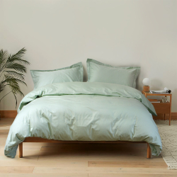 Постельное белье сатин Lotus Home - Dakota Modern ментоловый полуторный, , 3