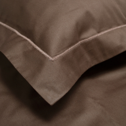 Постельное белье сатин Lotus Home - Dakota Modern шоколодный семейный, , 4