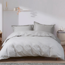 Постельное белье сатин Lotus Home - Dakota Modern серый полуторный, , 3