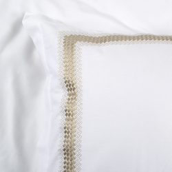 Набор постельного белья с вышивкой и жаккардовым покрывалом Dantela Vita - Katrina bej бежевый евро, , 13