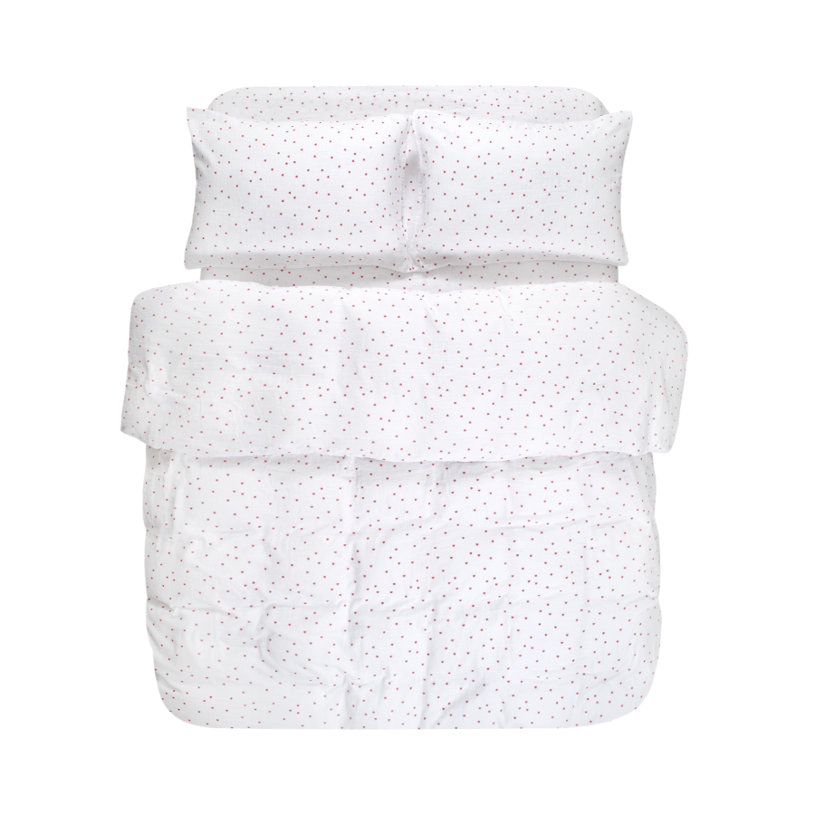 Постельное белье muslin Lotus Home - Molly Heart полуторный