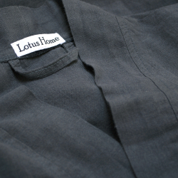 Халат-кимоно со льна Lotus Home - Madrida антрацит S/M, , 6
