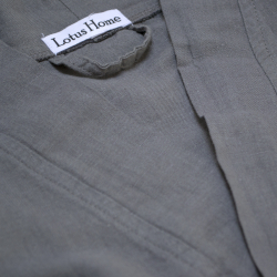 Халат-кимоно со льна Lotus Home - Madrida серый S/M, , 6