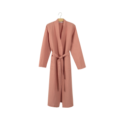 Халат-кимоно со льна Lotus Home - Madrida лососевый L/XL, , 8
