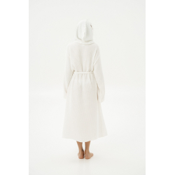 Халат Lotus Home - Rius off white молочный S/M, , 5