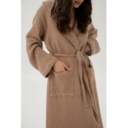 Халат Lotus Home - Rius kahve кофе S/M, , 5