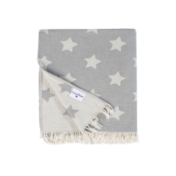 Плед Lotus Home - Star throw серый 130*170, , 5