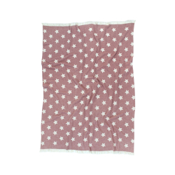 Плед Lotus Home - Star throw бургунди 130*170, , 4