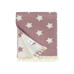 Плед Lotus Home - Star throw бургунди 130*170, , 5