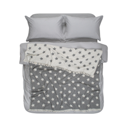 Плед Lotus Home - Star throw черный 130*170, , 3