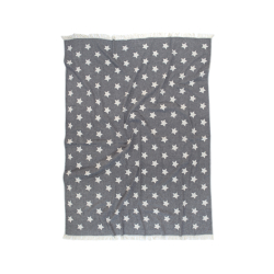 Плед Lotus Home - Star throw черный 130*170, , 4