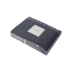 Постельное белье MieCasa сатин - Circle lacivert-bej синий-бежевый king size, , 11