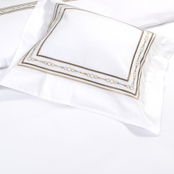 Постельное белье MieCasa сатин - Soho kahve-bej кофе-бежевый евро, , 6