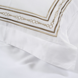 Постельное белье MieCasa сатин - Soho kahve-bej кофе-бежевый евро, , 8