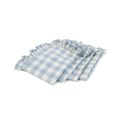 Набор столовых салфеток Lotus Home - Agena голубой 35*45 (4 шт), , 5