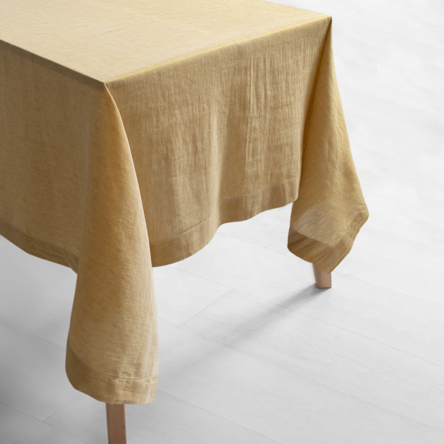 Скатерть со льна Lotus Home - Benna mango 170*250