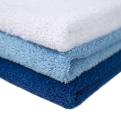 Набор полотенец Lotus Home - Basic синий/голубой/белый 30*50 (3шт.), , 4