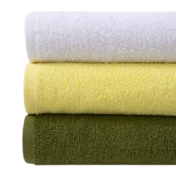 Набор полотенец Lotus Home - Basic зеленый/желтый/белый 30*50 (3шт.), , 3