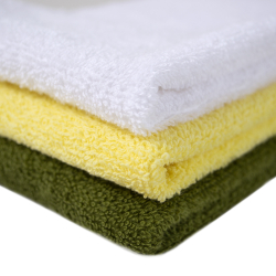 Набор полотенец Lotus Home - Basic зеленый/желтый/белый 30*50 (3шт.), , 4