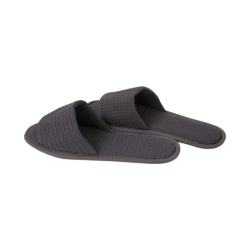 Тапочки с открытым носком Lotus Home - Waffle antrasit антрацит, , 3