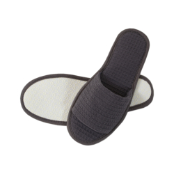 Тапочки с открытым носком Lotus Home - Waffle antrasit антрацит, , 4