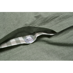 Постельное белье Lotus Home - Checked Gingham олива семейный, , 6