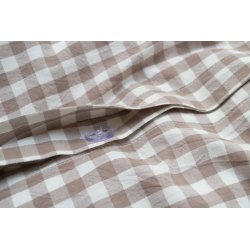 Постельное белье Lotus Home - Checked Gingham кофе семейный, , 6