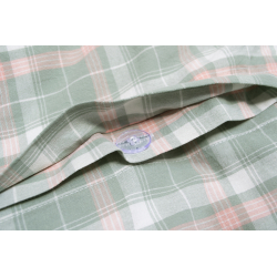 Постельное белье Lotus Home - Checked Caledonia мятный евро, , 6