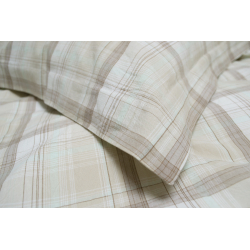 Постельное белье Lotus Home - Checked Madras мятный евро, , 5