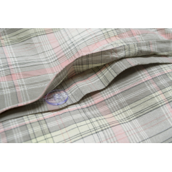 Постельное белье Lotus Home - Checked Madras серый евро, , 6