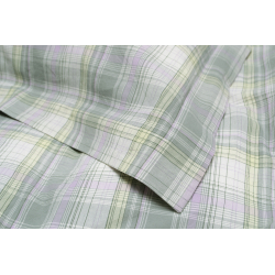 Постельное белье Lotus Home - Checked Madras зеленый семейный, , 5