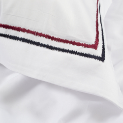 Постельное белье MieCasa сатин - Houston lacivert-kirmizi синий-красный евро, , 8