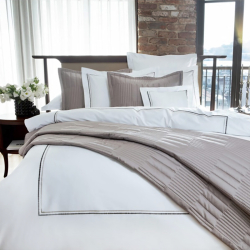 Постельное белье MieCasa сатин - Houston antrasit-gri антрацит-серый евро, , 3