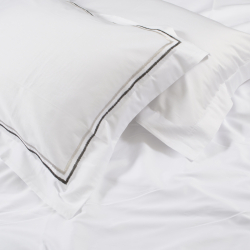 Постельное белье MieCasa сатин - Houston antrasit-gri антрацит-серый евро, , 5