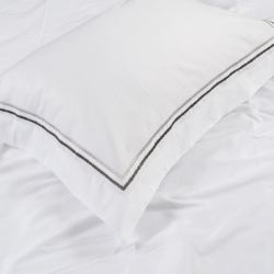 Постельное белье MieCasa сатин - Houston antrasit-gri антрацит-серый евро, , 6