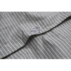 Постельное белье Lotus Home - Premium Percale Stripe антрацит евро, , 8