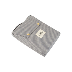 Постельное белье Lotus Home - Premium Percale Stripe антрацит евро, , 9