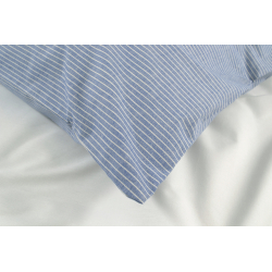 Постельное белье Lotus Home - Premium Percale Stripe синий евро, , 6