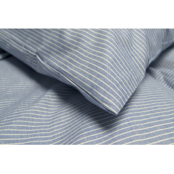 Постельное белье Lotus Home - Premium Percale Stripe синий евро, , 7