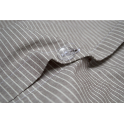 Постельное белье Lotus Home - Premium Percale Stripe коричневый евро, , 8