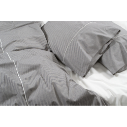 Постельное белье Lotus Home - Premium Percale Stripe антрацит семейный, , 4