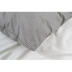 Постельное белье Lotus Home - Premium Percale Stripe антрацит семейный, , 6