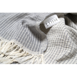 Покрывало Lotus Home - Premium Stripe антрацит 190*225, , 5