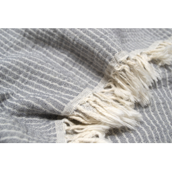 Покрывало Lotus Home - Premium Stripe антрацит 190*225, , 6