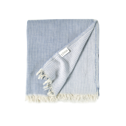 Покрывало Lotus Home - Premium Stripe синий 190*225, , 4