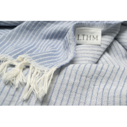 Покрывало Lotus Home - Premium Stripe синий 190*225, , 5