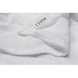 Покрывало (простынь) muslin Lotus Home - White 220*240, , 3