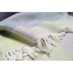 Покрывало Lotus Home - Checked Madras зеленый 190*225, , 6