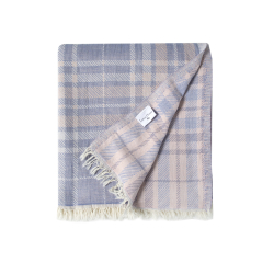 Покрывало Lotus Home - Checked Caledonia голубой 190*225, , 4